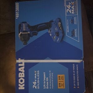Kobalt 24V Max Brushless Impact Driver Kit